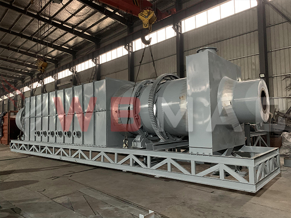 椰殼連續(xù)式炭化爐發(fā)往馬來(lái)西亞